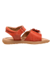 POM POM Leren sandalen roodbruin