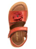 POM POM Skórzane sandały w kolorze czerwonobrązowym