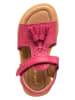 POM POM Leren sandalen roze