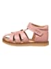 POM POM Leder-Halbsandalen in Rosa