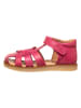 POM POM Leder-Halbsandalen in Pink
