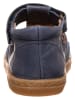 POM POM Leren enkelsandalen donkerblauw