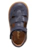POM POM Leren enkelsandalen donkerblauw