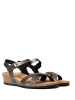 BAYTON Sleehaksandalen "Canberra" zilverkleurig