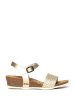 BAYTON Sleehaksandalen "Leganes" goudkleurig