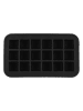 COOK CONCEPT IJsblokjesbakje zwart - (L)19 x (B)11 cm