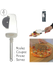 COOK CONCEPT 4-in-1 roestvrijstalen pizzasnijder - (L)28 x (B)8 cm