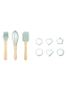 The Home Deco Kids 9tlg. Kinderback-Set in Hellblau/ Natur