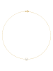 Mitzuko Gouden ketting met parel - (L)42 cm