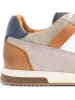 DENBROECK Skórzane sneakersy "Leonard St." w kolorze karmelowo-biało-beżowym