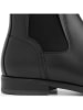 DENBROECK Leren chelseaboots "Stone St." zwart
