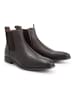 DENBROECK Leder-Chelsea-Boots "Stone St." in Dunkelbraun