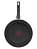 Tefal Patelnia "Hard Titanium Pro" w kolorze czarnym - Ø 20 cm