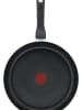 Tefal Patelnie (2 szt.) "Hard Titanium Pro" w kolorze czarnym