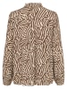 modström Blouse "Nation print" beige/bruin