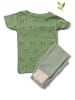 Little Green Radicals 2-delige outfit groen