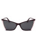 Polaroid Damskie okulary przeciwsłoneczne w kolorze bordowo-jasnoróżowo-szarym