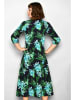 Tarifa Kleid in Grün/ Bunt