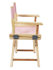 The Home Deco Kids Krzesło dziecięce w kolorze jasnoróżowym - 28 x 57 x 37,5 cm