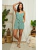 L'armoire de Suzette Jumpsuit groen/wit