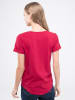 Denim Culture T-shirt w kolorze czerwonym