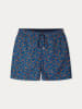 Hackett London Badeshorts "Bañador" in Blau/ Orange