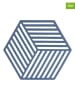 Zone Denmark 2er-Set: Untersetzer "Hexagon" in Blau - (L)16 x (B)14 cm