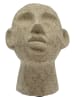 Villa Collection Figurka dekoracyjna "Kopf" w kolorze oliwkowym - 16 x 23 x 15 cm