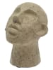 Villa Collection Figurka dekoracyjna "Kopf" w kolorze oliwkowym - 16 x 23 x 15 cm