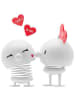 Hoptimist Dekofigur "Love Bumble S" in Weiß - (B)5 x (H)8 x (T)5 cm