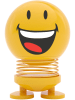 Hoptimist Dekofigur "Smiley Joy S" in Gelb - (B)5 x (H)8 x (T)5 cm