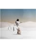 Hoptimist Dekofigur "Snowman S" in Weiß - (B)9 x (H)8 x (T)5 cm
