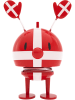 Hoptimist Decoratief figuur "Roligan M" rood - (B)9 x (H)14 x (D)8 cm