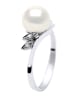Pearl Addict Weißgold-Ring mit Diamanten und Perle