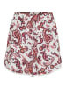 Vero Moda Shorts "Peace" in WeiÃŸ/ Bordeaux