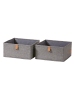 STORE IT 2er-Set: Organizer in Grau - (B)30 x (H)15 x (T)30 cm