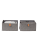 STORE IT 2er-Set: Organizer in Grau - (B)30 x (H)15 x (T)30 cm