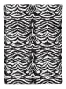 Zo!Home Plaid "Zebra" in Schwarz/ Weiß