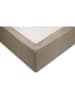 Zo!Home Spannbettlaken "Lino" in Taupe