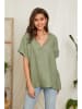 Lin Passion Leinen-Bluse in Grün