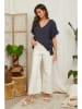 Lin Passion Leinen-Bluse in Dunkelblau