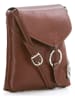 Lia Biassoni Leren schoudertas lichtbruin - (B)21 x (H)22 x (D)4 cm