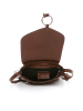 Lia Biassoni Leren schoudertas lichtbruin - (B)21 x (H)22 x (D)4 cm