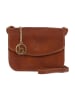 Lia Biassoni Leren schoudertas lichtbruin - (B)20 x (H)15 x (D)10 cm