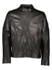 HIS Lederjacke in Schwarz