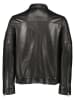HIS Lederjacke in Schwarz