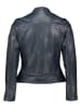 HIS Leren jas donkerblauw