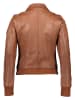 HIS Lederjacke in Cognac