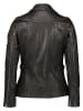HIS Lederjacke in Schwarz