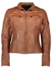 HIS Lederjacke in Cognac